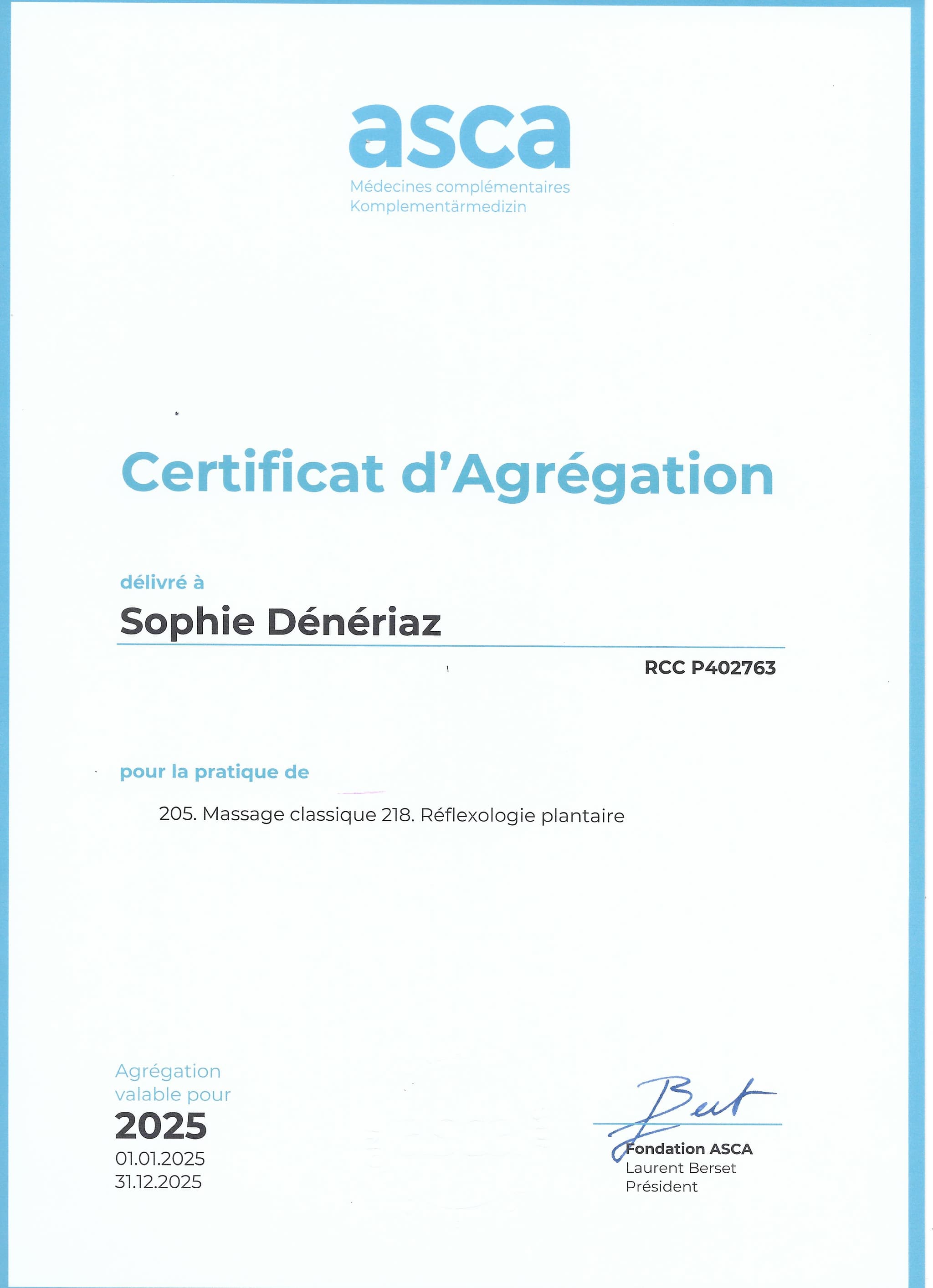 certification